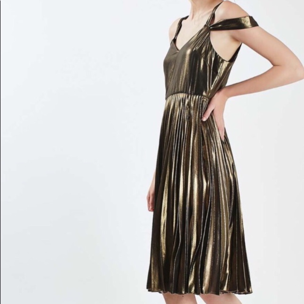 Gold Topshop Dress Size 0